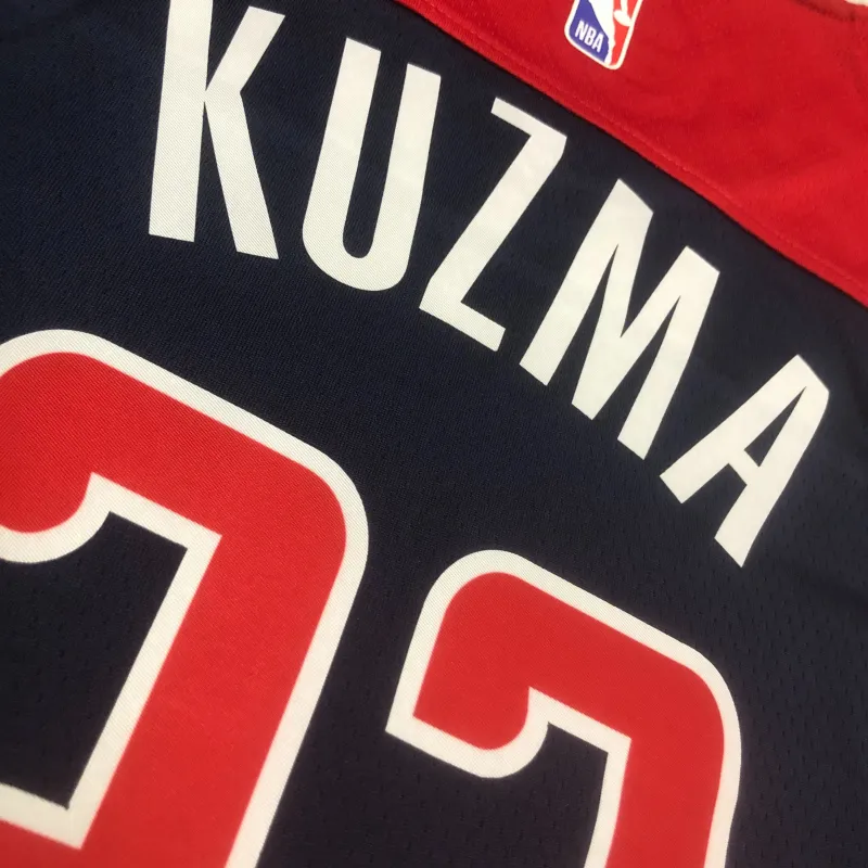 2023-24 Washington Wizards Kyle Kuzma #33 Heren Jersey