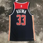 2023-24 Washington Wizards Kyle Kuzma #33 Heren Jersey