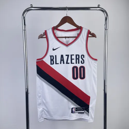 2023/24 Portland Trail Blazers White Scoot Henderson #00 Jersey | NBA Swingman Jersey