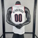 2023/24 Portland Trail Blazers White Scoot Henderson #00 Jersey | NBA Swingman Jersey