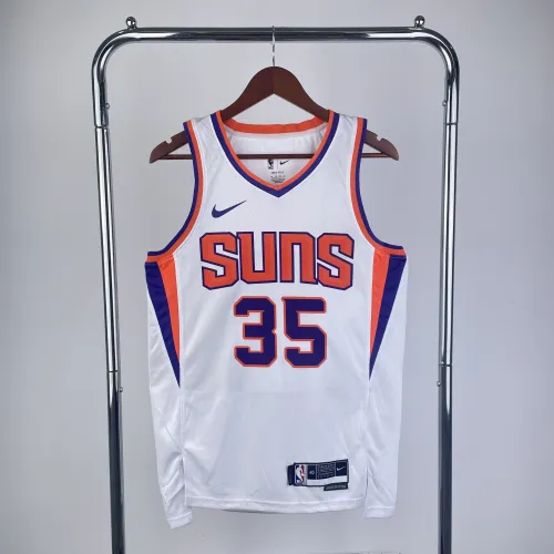 2023/24 Phoenix Suns Blanc Kevin Durant #35 Maillot Hommes