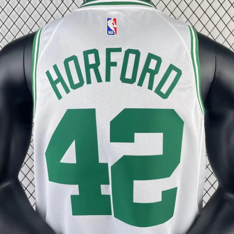 2023/24 Jersey dos Boston Celtics Al Horford #42 Branco para Homem
