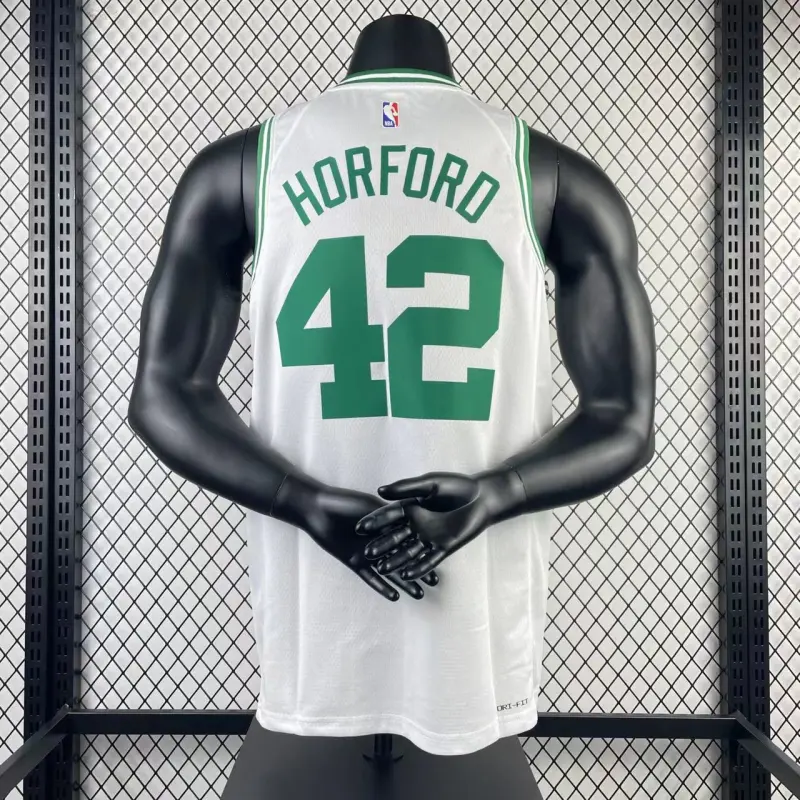 2023/24 Jersey dos Boston Celtics Al Horford #42 Branco para Homem
