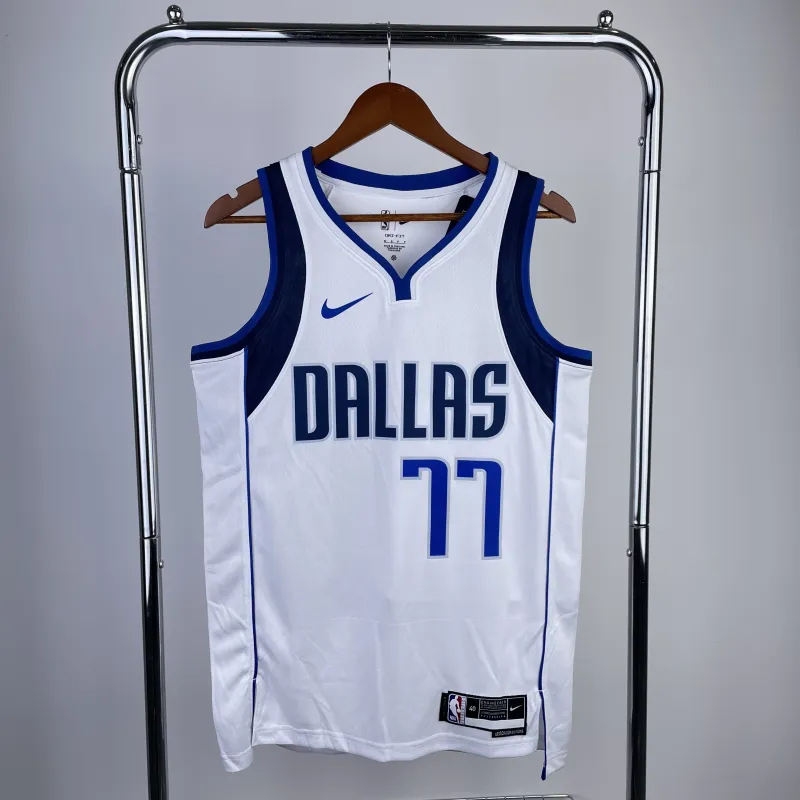 2023/24 Dallas Mavericks White Luka Doncic #77 Men’s Jersey