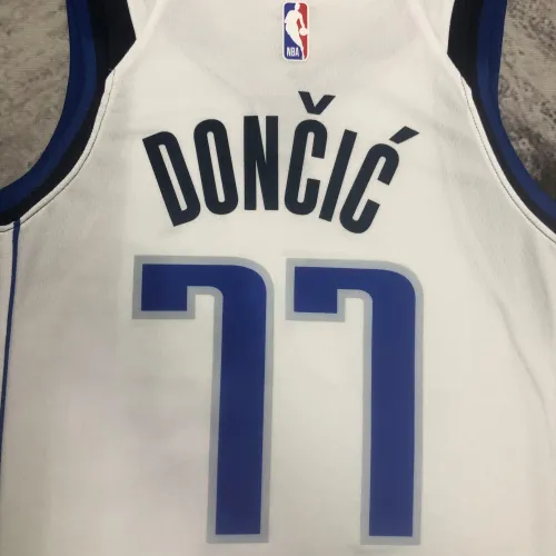 2023/24 Dallas Mavericks White Luka Doncic #77 Men’s Jersey