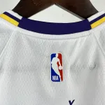 2023/24 Los Angeles Lakers Luka Doncic #77 Youth White Jersey