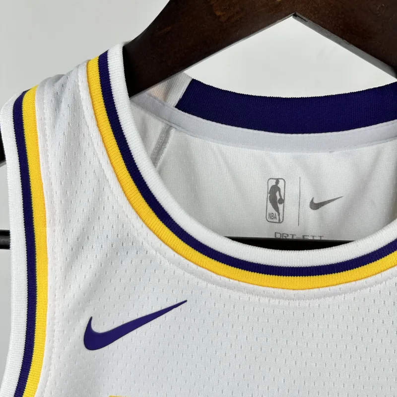 2023/24 Los Angeles Lakers Luka Doncic #77 Youth White Jersey