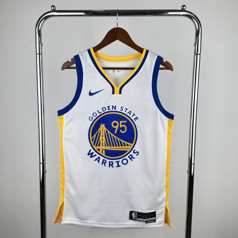 2023/24 Golden State Warriors White #95 Men’s Jersey