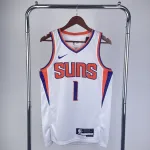 2023/24 Phoenix Suns Blanc Devin Booker #1 Maillot Hommes 2023/24 Phoenix Suns White Devin Booker #1 Men’s Jersey