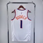 2023/24 Phoenix Suns White Devin Booker #1 Men’s Jersey