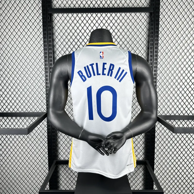2023/24 Golden State Warriors Branco Buddy Hield #10 Camisola para homem