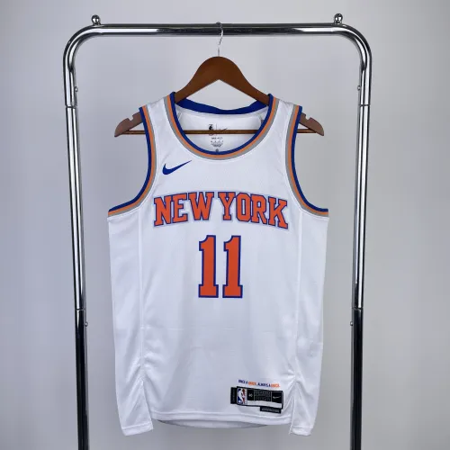 2023/24 New York Knicks White Jalen Brunson #11 Jersey | NBA Swingman Jersey