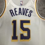 2023/24 Los Angeles Lakers Austin Reaves #15 Weiß Herren Trikot