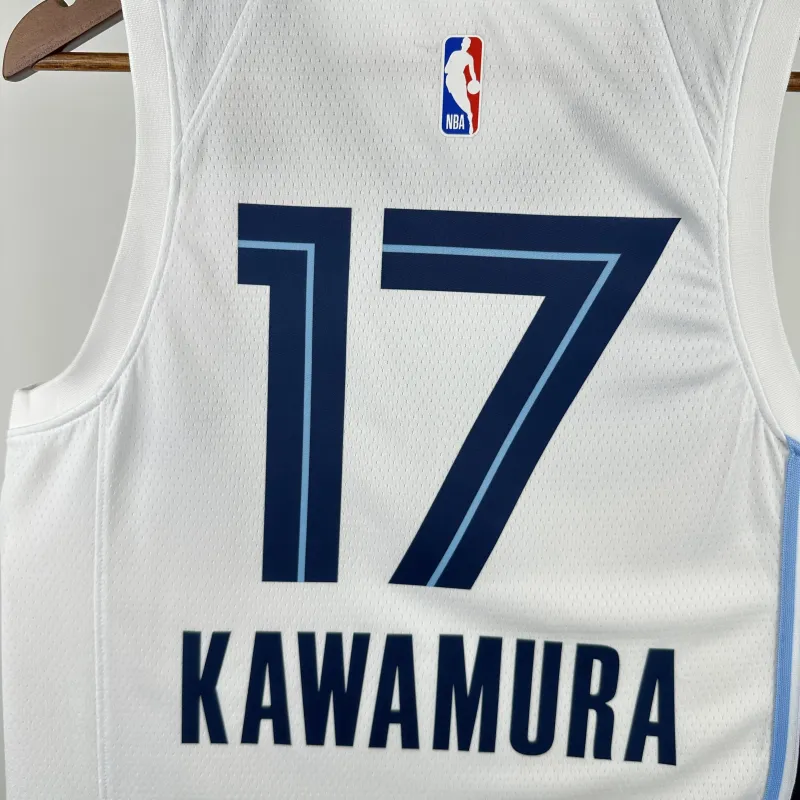 2023/24 Memphis Grizzlies Yuki Kawamura #17 Men’s Jersey