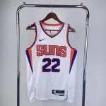 2023/24 Phoenix Suns Blanc Deandre Ayton #22 Maillot Hommes 2023/24 Phoenix Suns White Deandre Ayton #22 Men’s Jersey