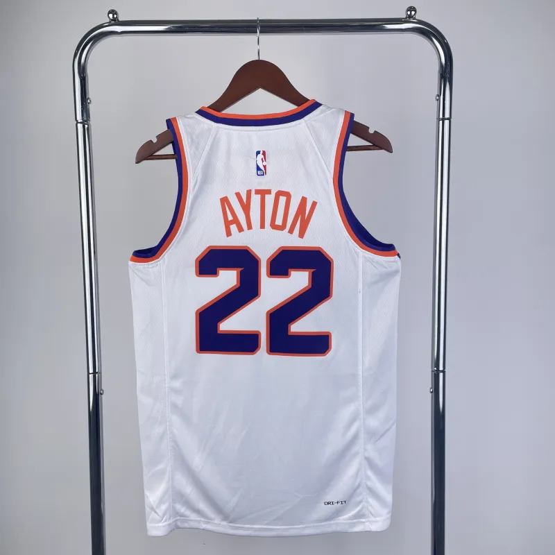 2023/24 Phoenix Suns White Deandre Ayton #22 Men’s Jersey