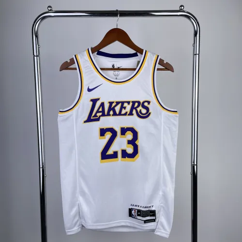 2023/24 Los Angeles Lakers LeBron James #23 White Men's Jersey