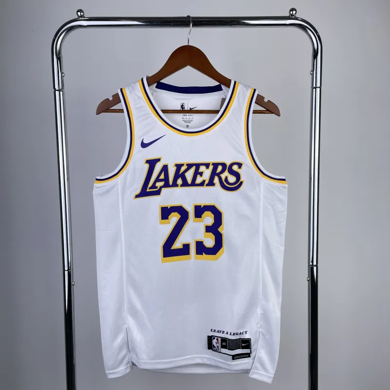 2023/24 Los Angeles Lakers LeBron James #23 White Men’s Jersey