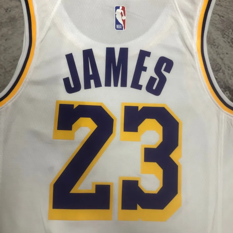 2023/24 Los Angeles Lakers LeBron James #23 White Men’s Jersey