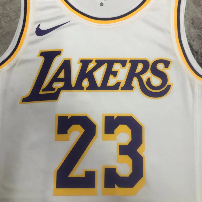 2023/24 Los Angeles Lakers LeBron James #23 White Men’s Jersey