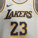 2023/24 Los Angeles Lakers LeBron James #23 White Men’s Jersey
