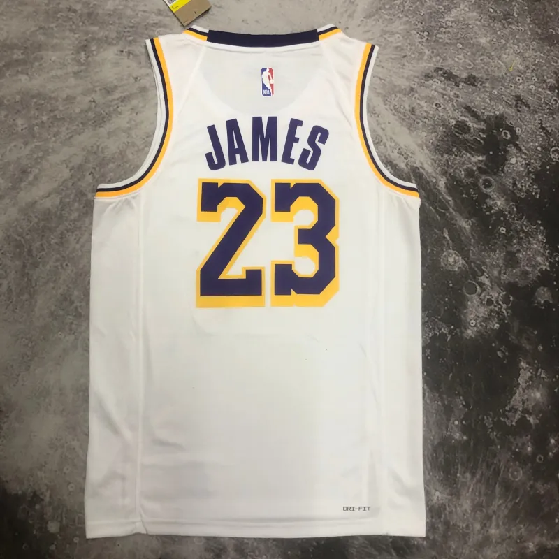 2023/24 Los Angeles Lakers LeBron James #23 White Men’s Jersey