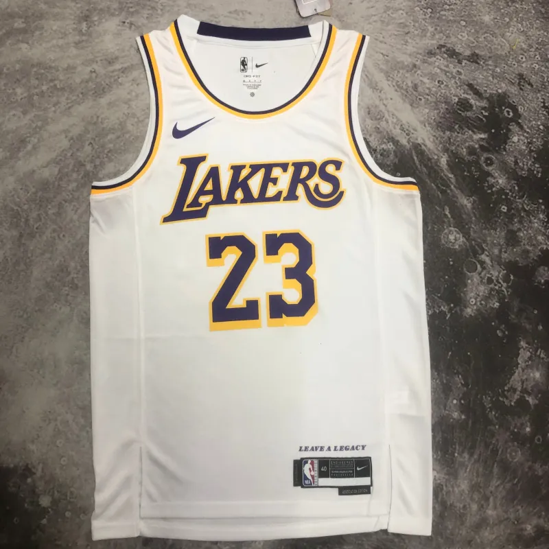 2023/24 Los Angeles Lakers LeBron James #23 White Men’s Jersey
