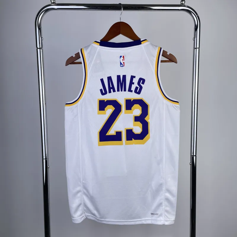 2023/24 Los Angeles Lakers LeBron James #23 White Men’s Jersey