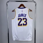 2023/24 Los Angeles Lakers LeBron James #23 White Men’s Jersey