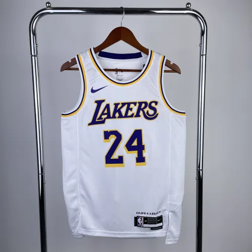2023/24 Los Angeles Lakers Kobe Bryant #24 Wit Heren Jersey