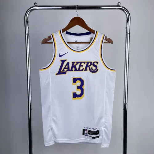 2023/24 Los Angeles Lakers Anthony Davis #3 Wit Heren Jersey