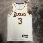 Maillot blanc pour homme Anthony Davis #3 des Los Angeles Lakers, saison 2023/24