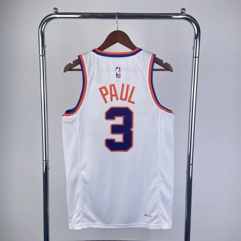 2023/24 Phoenix Suns White Chris Paul #3 Men’s Jersey