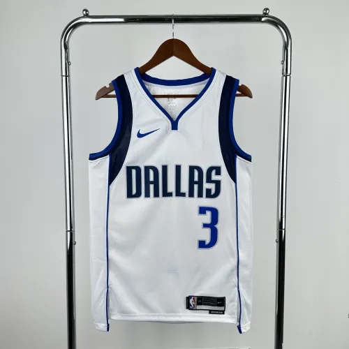 2023/24 Dallas Mavericks Blanc Anthony Davis #3 Maillot Hommes