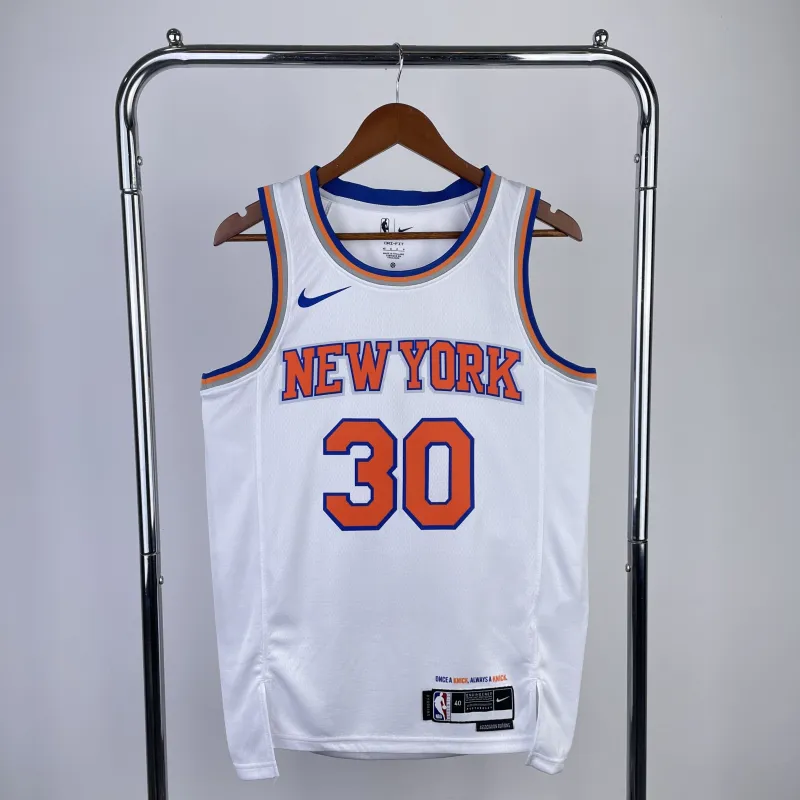 2023/24 New York Knicks White Julius Randle #30 Jersey | NBA Swingman Jersey