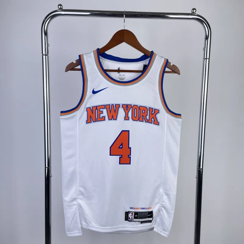 2023/24 New York Knicks White Derrick Rose #4 Jersey | NBA Swingman Jersey