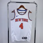 2023/24 New York Knicks Maglia bianca Derrick Rose #4 | Maglia NBA Swingman 2023/24 New York Knicks White Derrick Rose #4 Jersey | NBA Swingman Jersey