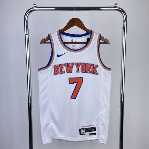2023/24 New York Knicks witte Carmelo Anthony #7-shirt | NBA Swingman-shirt