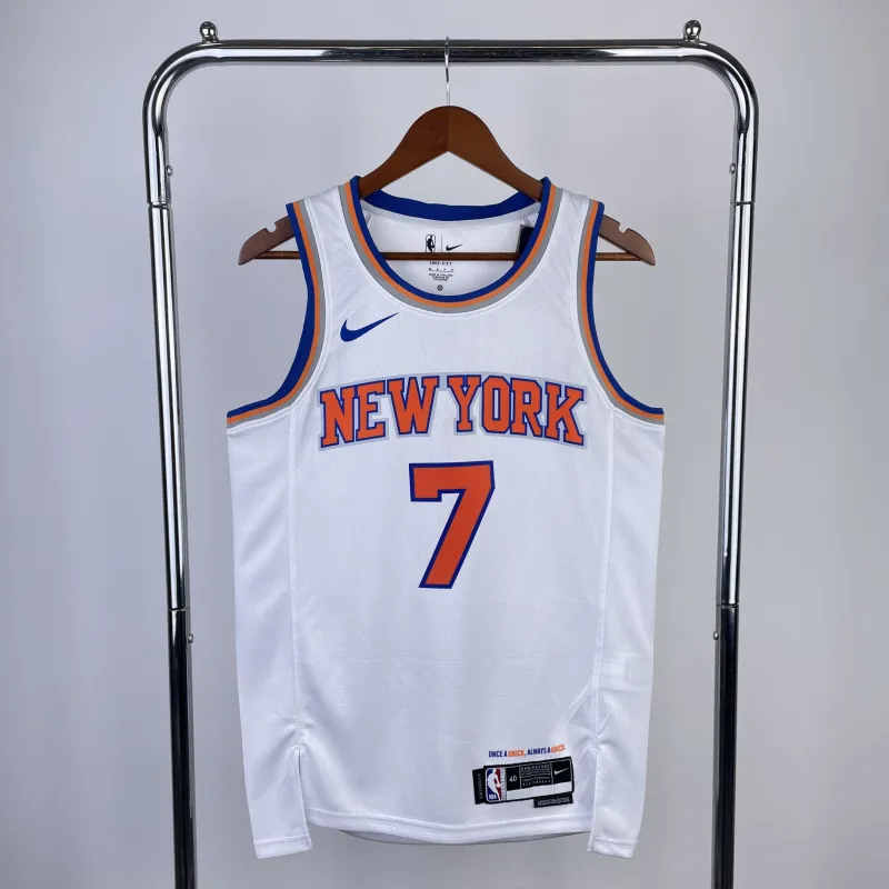 2023/24 New York Knicks White Carmelo Anthony #7 Jersey | NBA Swingman Jersey