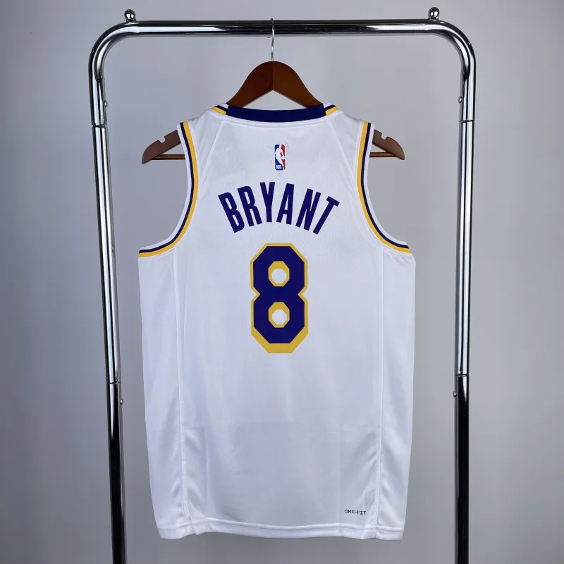 2023/24 Los Angeles Lakers Kobe Bryant #8 White Men’s Jersey