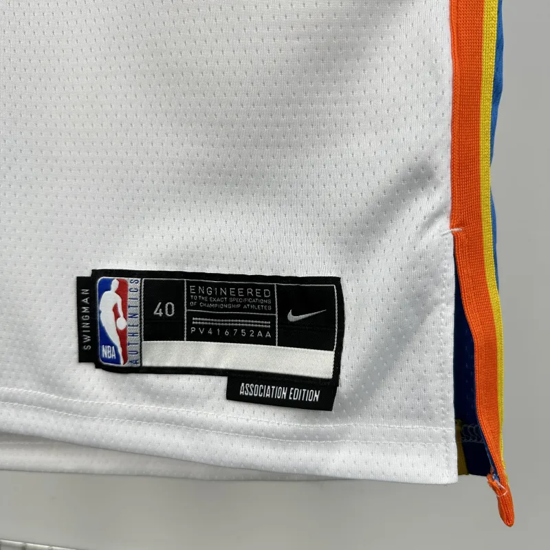 2023-24 Oklahoma City Thunder White Jalen Williams #8 Men’s Jersey