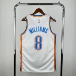 2023-24 Oklahoma City Thunder White Jalen Williams #8 Men’s Jersey