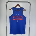 2023/24 Philadelphia 76ers Maglia da uomo blu 2023/24 Philadelphia 76ers Maglia da uomo blu