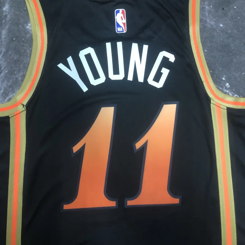 Maglia Trae Young #11, edizione City Edition degli Atlanta Hawks 2023/24 | Maglia da swingman NBA