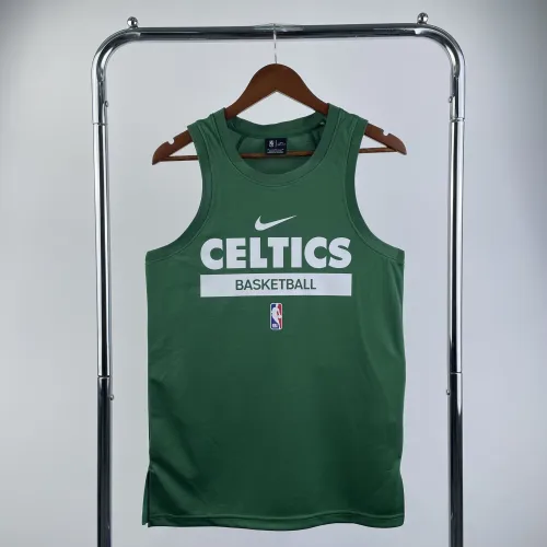 Débardeur d'entraînement vert des Boston Celtics 2023/24 - Maillot de basketball pour homme