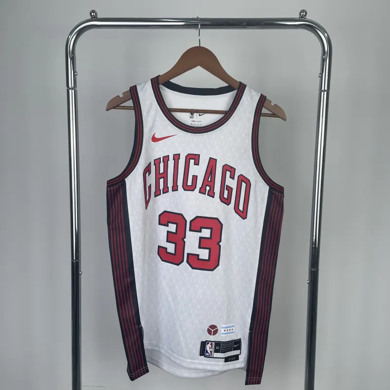 2023/24 Chicago Bulls City Edition Scottie Pippen #33 Men’s Jersey