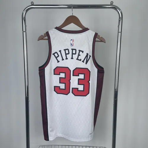 Camiseta de hombre 2023/24 Chicago Bulls City Edition Scottie Pippen #33