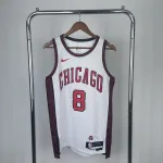 Camisa masculina dos Chicago Bulls «City Edition» 2023/24 de Zach LaVine, #8 2023/24 Chicago Bulls City Edition Zach LaVine #8 Men’s Jersey