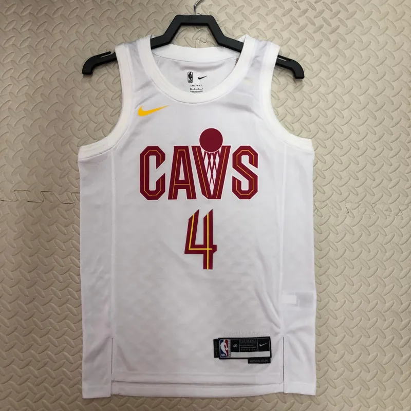 2023/24 Cleveland Cavaliers Home Evan Mobley #4 Men’s Jersey