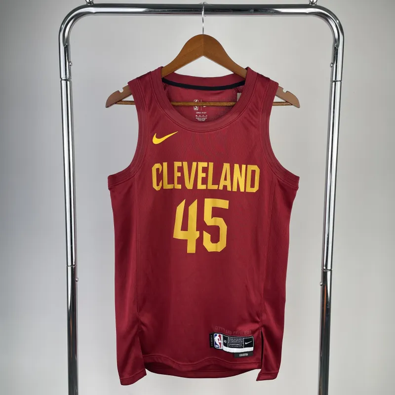 2023/24 Cleveland Cavaliers Away Donovan Mitchell #45 Men’s Jersey